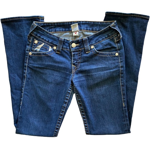 True Religion Denim - Y2K True Religion Silver detailed bootcut/ straight leg denim